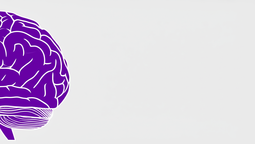 רקע מוח נוירולוגי מינימליסטי